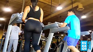 big booty at gym