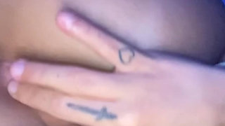 Must watch this 19 y.o tattooed goth legs spread wide dildo deep moans loud