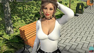 POV big titted mom in a 3D animated visual novel experience