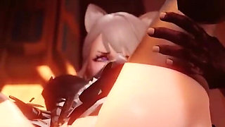 Lynette Gets Her Ass Fucked Hard in a Full Nelson 3D Anal Animated Genshin Impact Porn