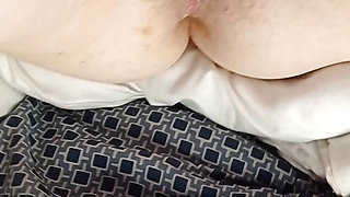 I caress my red pussy 2