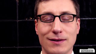 Sexy Busty Babe Fingered And Banged On Office Couch