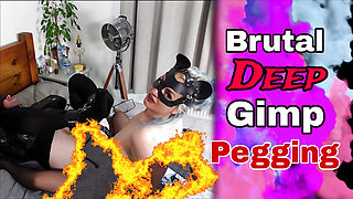 Training Zero Hard Anal Fuck Strapon Pegging! Bondage Slave BDSM Real Homemade Amateur Wife MILF Submissive Sensory Deprivation
