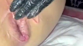 Sissy Crossdresser Anal Fisting and Fucked by Huge Dildo