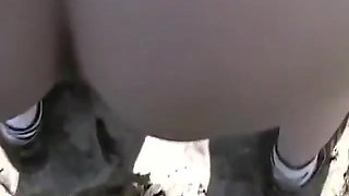 Jane Doe In So Pretty Small Titted Redhead Fucked Outdoor With Cum In Mouth