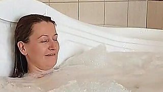 I Bathed My "jungle" in a Jacuzzi. Hairy Woman Wery Wet
