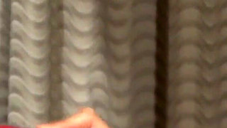 Human Clothes Drying Stand, Mistress Ties the Domestic Slave's Dick and Balls with Rope and Hangs the Laundry on the Rope