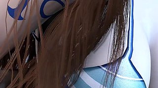 3D Hot Cosplay Model Teasing the Old Dick to Fuck Her Pussy in the Bathroom