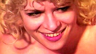 Classic Blonde MILF Eats Cum After Hot Dick-riding Action
