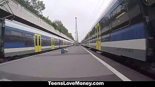 Teenslovemoney - russian stunner (Gina Gerson) bangs stranger for money