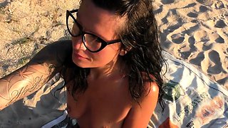 Public Beach Anal Adventure With A Horny Milf