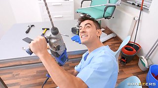 Nurse Gets A Glory Hole Ass Fuck With Jordi El Nino Polla, Angel Wicky - Brazzers