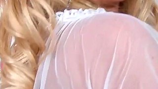 MILF maid Tia Layne gets pounded and milked by Dean Van Damme
