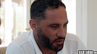 Hispanic and redhead teenage fucks stepdads