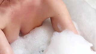 Stepmom's Bubble Bath Masturbation