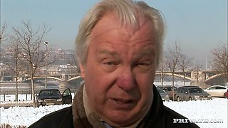 Milla and Cristal May Are Ass Fucked by an Old Guy - Private Porn Sex Videos