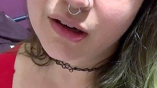 Pale amateur teen brunette Lynn Love