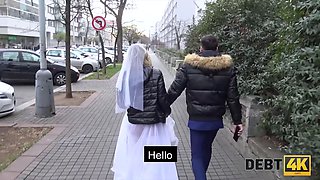 Debt4k. collecting the brides cunny