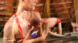 Handsome gay twinks massage