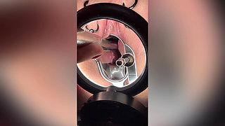 Sklavin S Plays with Her Cervix