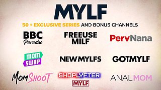 Merry freeuse christmas! cougar stepmother teaches horny stepson and innocent daughter-in-law how to bang