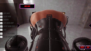 Heavy Metal Bondage BDSM Slave 3D Fetish Game!