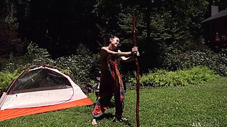 Bella Nova hot teen solo outdoor video