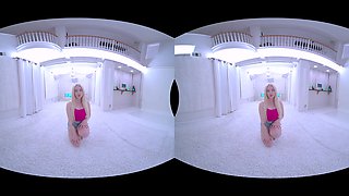 Hot Blonde 18yo Teen With Big Tits Strips In The White Studio
