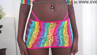 Jenny Pretinha, perfect body & breasts 20y Brazilian ebony, takes 2 huge dicks balls-deep (DAP, Anal, DP, Double pussy, ATM, dirty talk) OB492