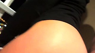 Public Beach Balcony Sex with a Big-Ass Brunette