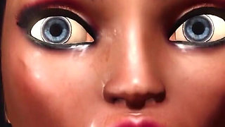 Cyberpunk dreams. Super hot hand cuffed slutty girl gets fucked rough by sci-fi soldier