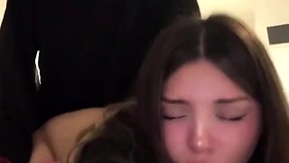 Home alone schoolgirl banged doggystyle by masked stranger