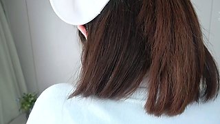 Asian japanese teen with outdoors