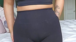 Horny Teacher warms herself up before going to the gym