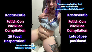 Fetishcon 2025 Pee Compilation