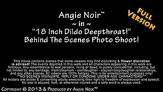 HUGE DEEPTHROAT + GAG 2 DOUBLE HEADED DILDOS! By Angie Noir