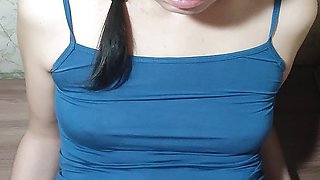 Fucking a Korean student on the table and cumming in her mouth.