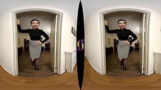 Outfit Education; Teacher Strip Solo Huge Tits Curvy Hourglass Lingerie Nylons Garter Belt