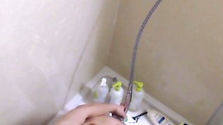 Amateur young teen solo masturbation on her livingroom