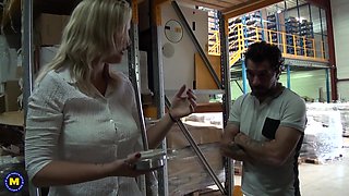 Tall Milf Melany Paris Is In For A Hard Anal Session In The Warehouse She Works At - MatureNl
