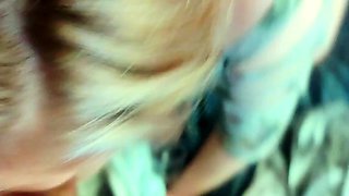 Muscled Daddy Facefucks a Busty Blonde MILF