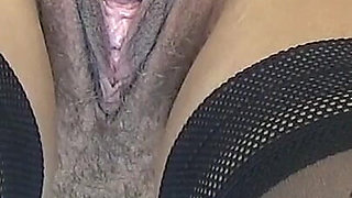 Bottom View of My Mature Hairy Pussy