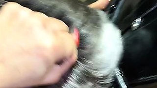 Shy amateur cam girl toying around with her pussy up close