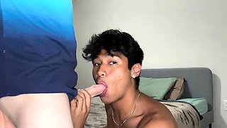 Hot gay twinks share blowjobs and handjobs