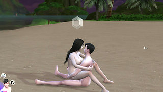 Sex on Private Beach with Beautiful Girlsfriend