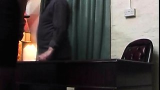 Paddling Laura - the disrespectful secretary