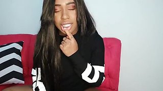 Bruna Black JOI Handjob Challenge - Squirt Milk For Me!