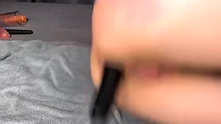 Chubby Brunette Big Boobs Dildo Masturbation