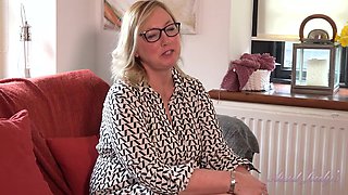 POV : Getting Jerk-Off Instructions and Mutual Masturbation with Your Step-Auntie Katherina