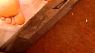 Awesome foot job Perfect feet and huge cumshot toejob fetish